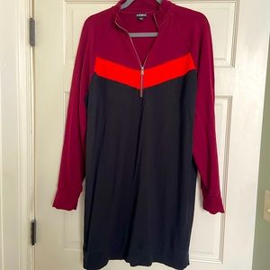 Express Lightweight Sweatshirt Dress